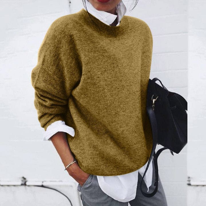 Klassischer Strickpullover Für Damen