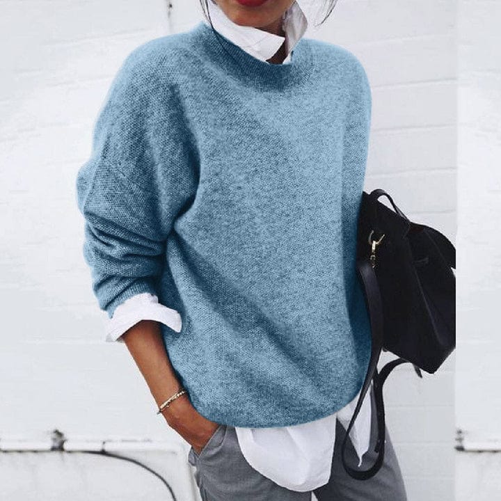 Klassischer Strickpullover Für Damen
