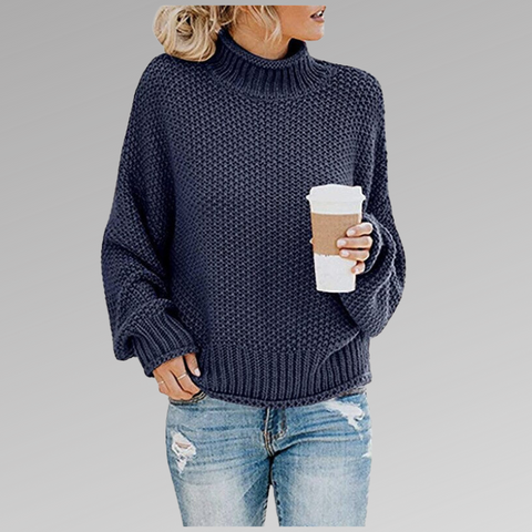 Grobstrick Pullover Mit Lockerer Passform Für Damen
