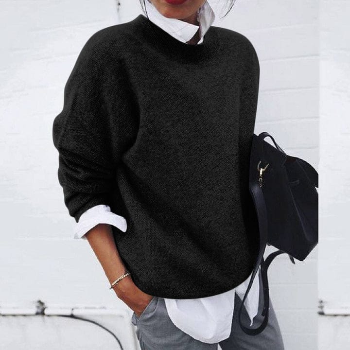 Klassischer Strickpullover Für Damen