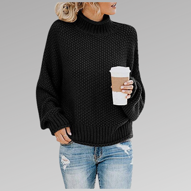 Grobstrick Pullover Mit Lockerer Passform Für Damen