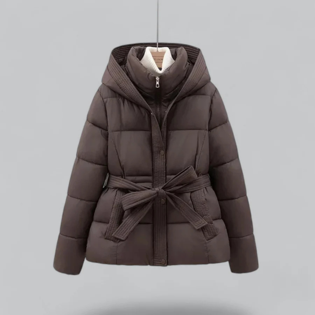 Klassische Gepolsterte Pufferjacke Für Outdoor Tragen Für Damen