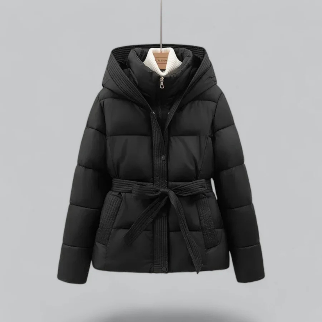 Klassische Gepolsterte Pufferjacke Für Outdoor Tragen Für Damen