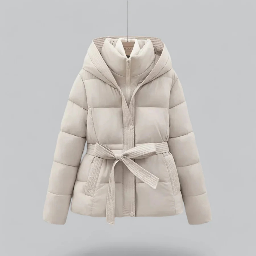 Klassische Gepolsterte Pufferjacke Für Outdoor Tragen Für Damen