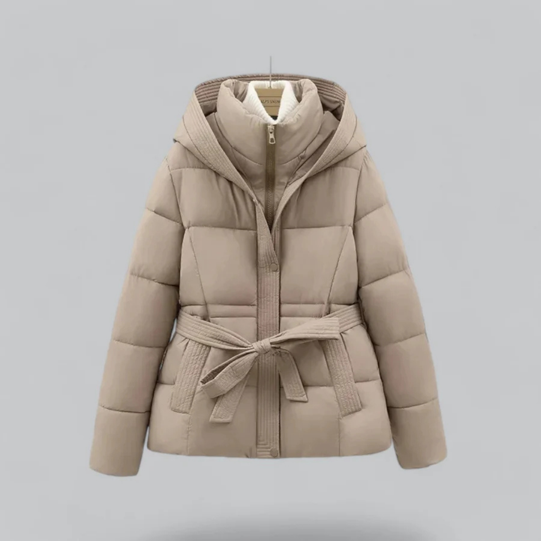 Klassische Gepolsterte Pufferjacke Für Outdoor Tragen Für Damen