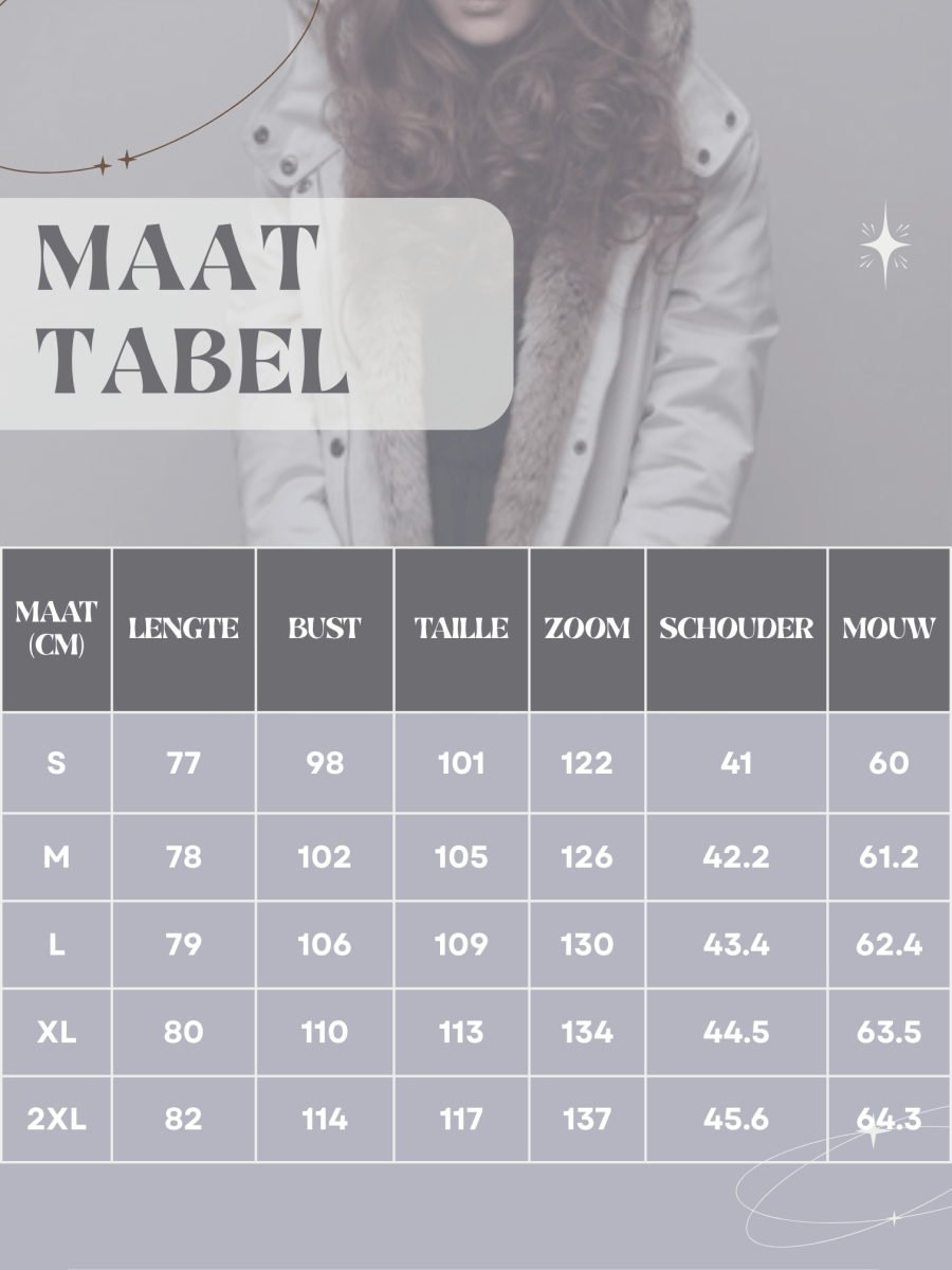 Langer Parka Mantel mit Gürtel und Fell für Winter Damen