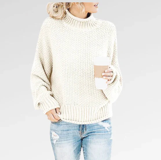 Grobstrick Pullover Mit Lockerer Passform Für Damen