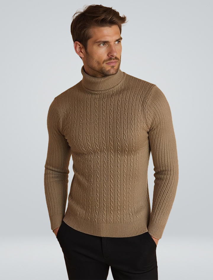 Herren Winter Kalte Jahreszeit Rollkragen Pullover