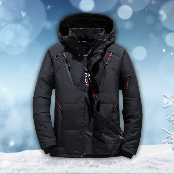 Herren Winter Gesteppte Pufferjacke