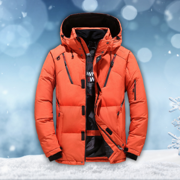 Herren Winter Gesteppte Pufferjacke