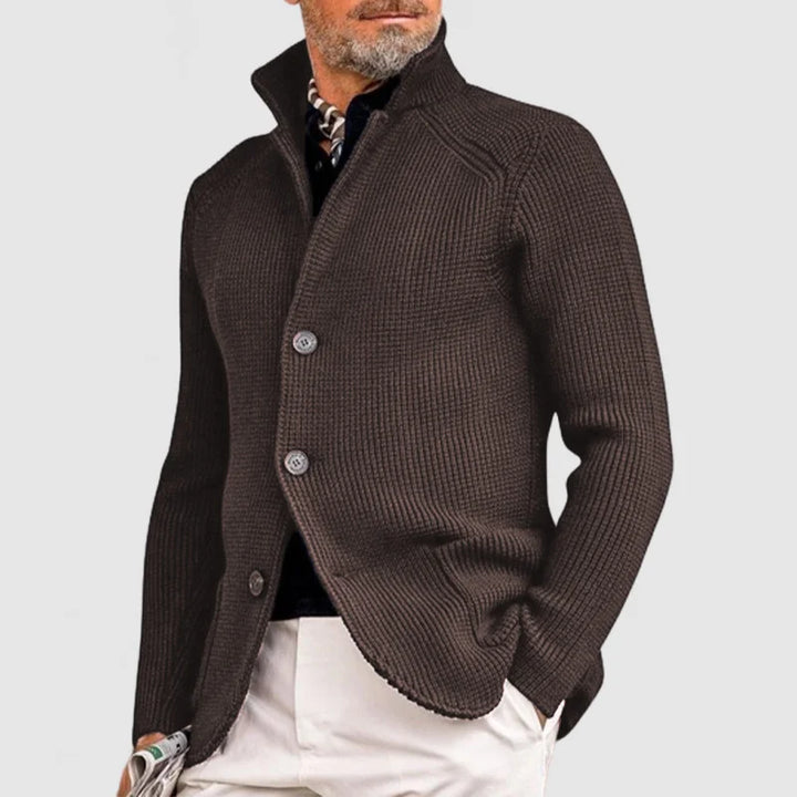 Herren Winter Kalte Jahreszeit Knopf Cardigan