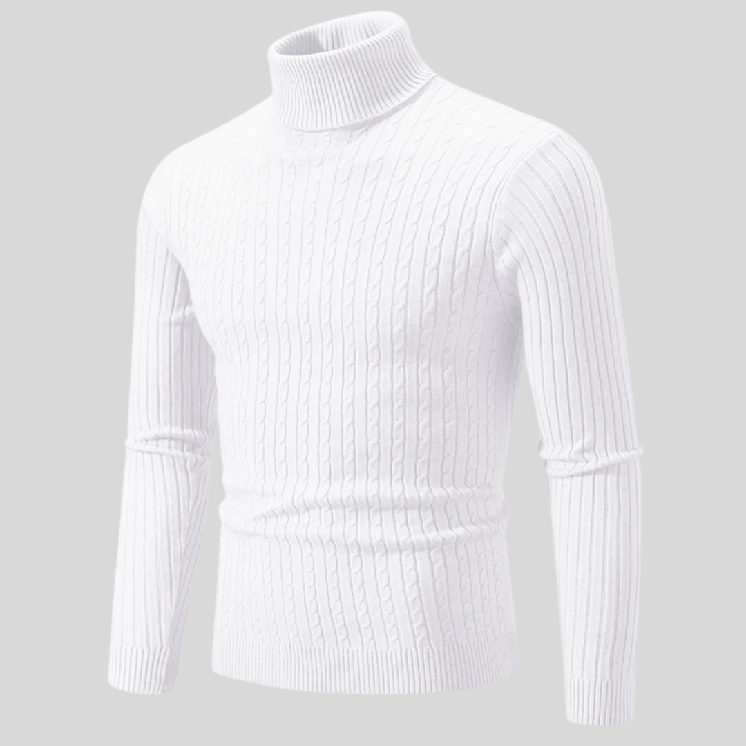 Herren Winter Street Style Rollkragen Pullover