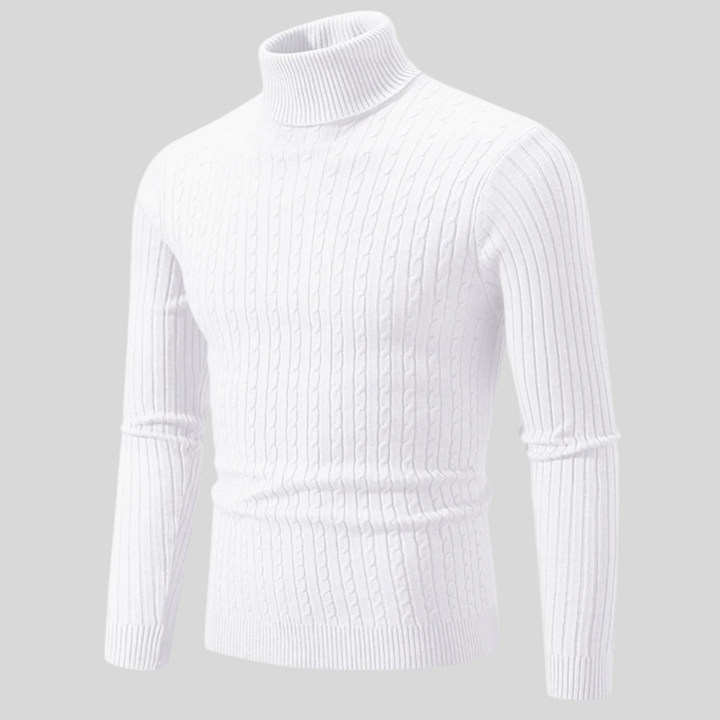 Herren Winter Street Style Rollkragen Pullover