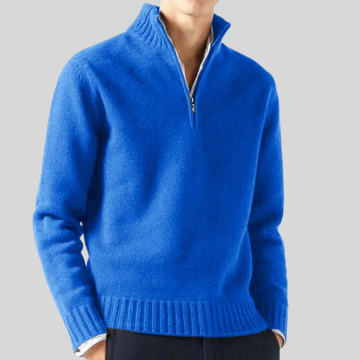 Herren Winter Kalte Jahreszeit Zip Pullover