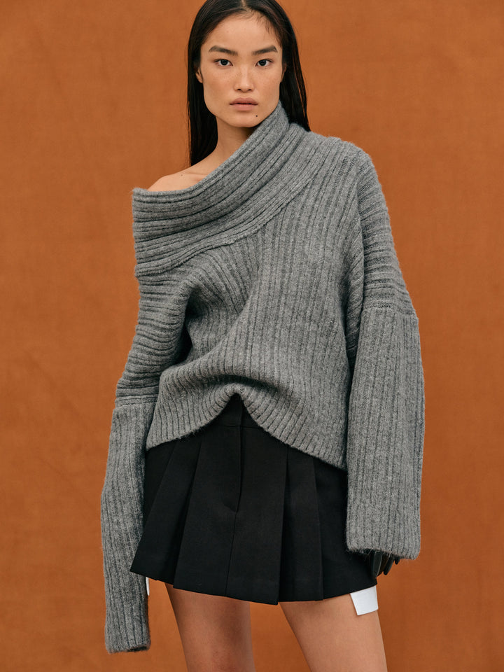 Strickpullover in Übergröße fur Damen