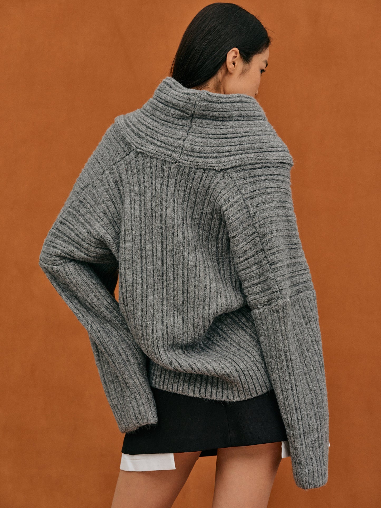 Strickpullover in Übergröße fur Damen