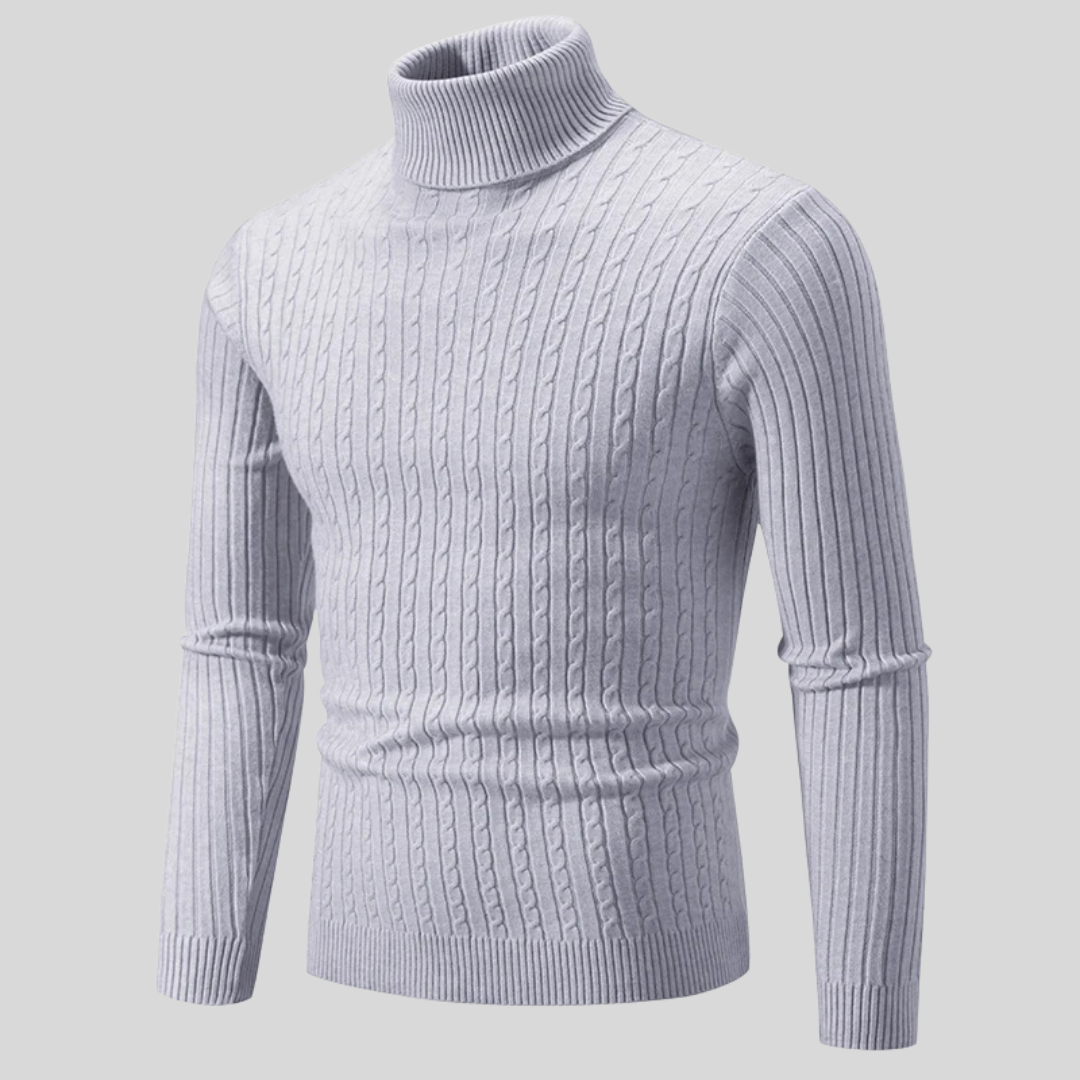 Herren Winter Street Style Rollkragen Pullover
