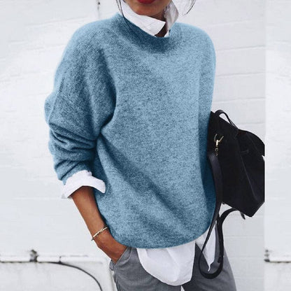 Klassischer Strickpullover Für Damen