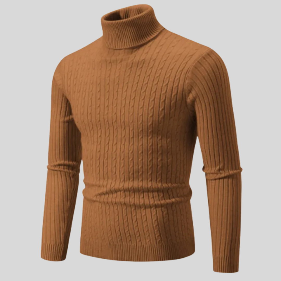 Herren Winter Street Style Rollkragen Pullover