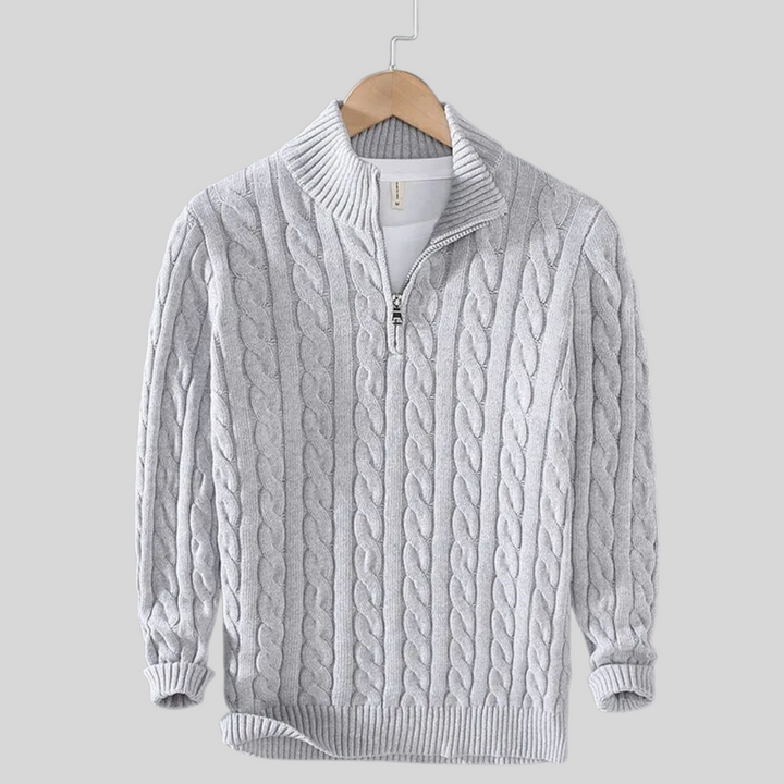 Herren Winter Kalte Jahreszeit Zip Pullover