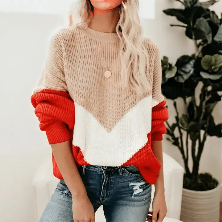 Weicher Strickpullover Perfekt Für Gemütliche Winter Damen