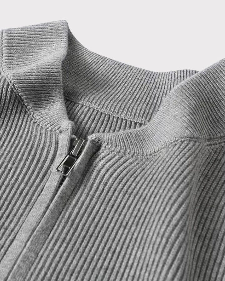 Herren Winter Kalte Jahreszeit Zip Cardigan