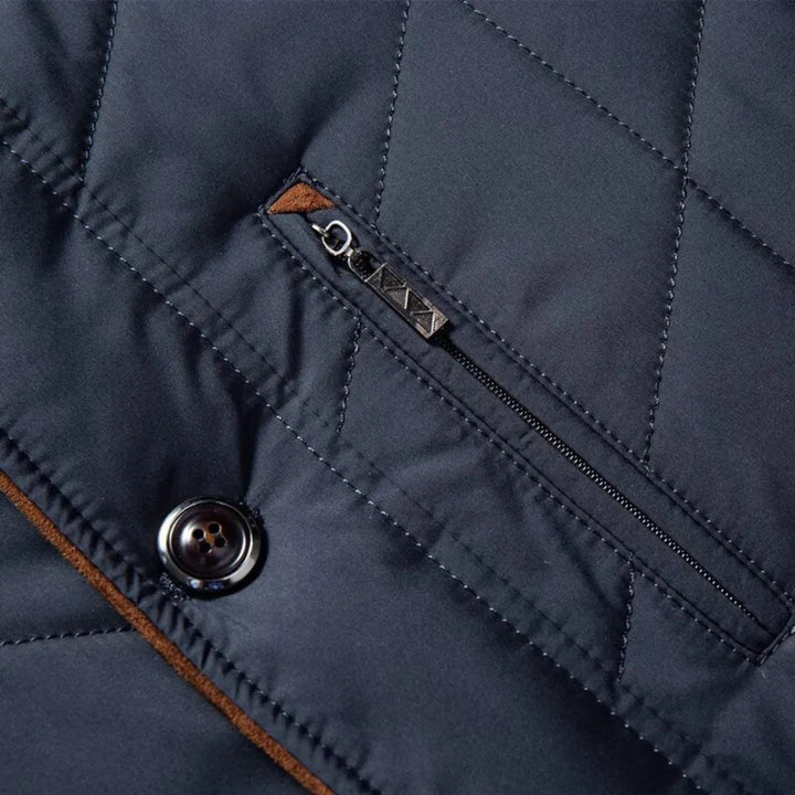 Herren Winter Gesteppter Stil Jacke
