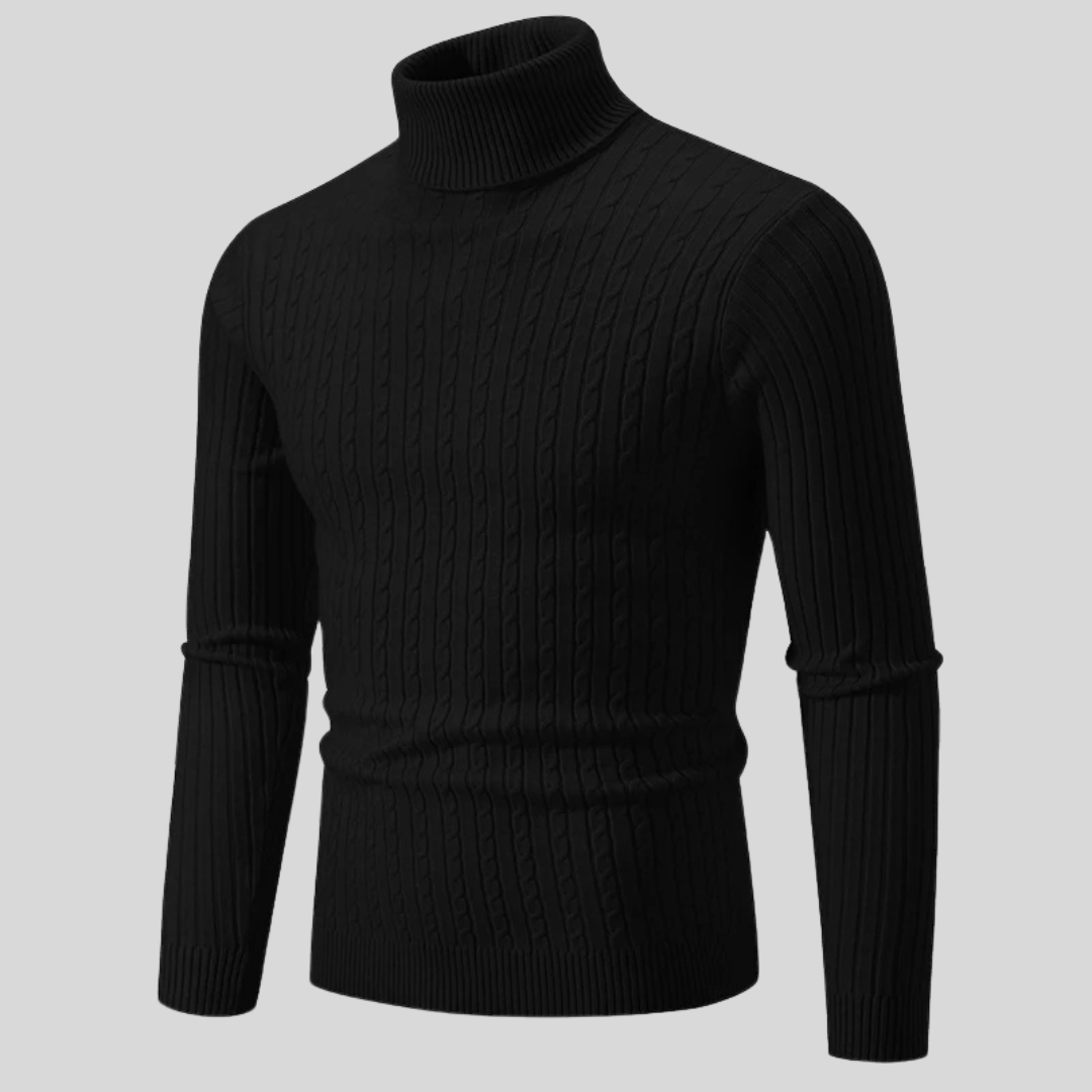 Herren Winter Street Style Rollkragen Pullover