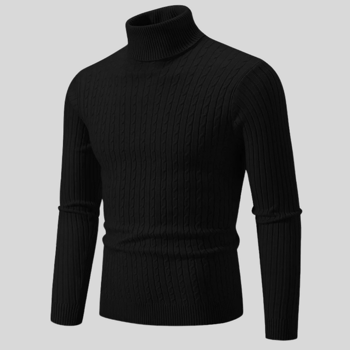 Herren Winter Street Style Rollkragen Pullover