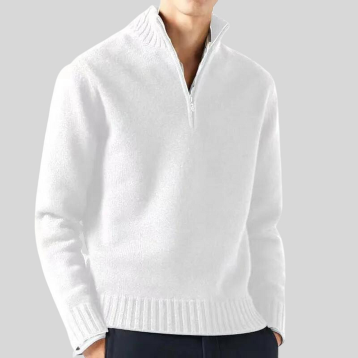 Herren Winter Kalte Jahreszeit Zip Pullover