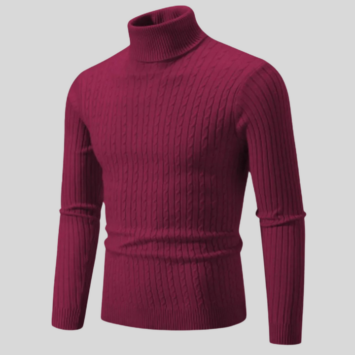 Herren Winter Street Style Rollkragen Pullover