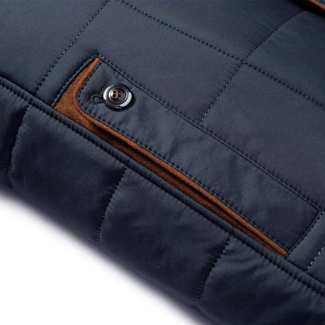 Herren Winter Gesteppter Stil Jacke
