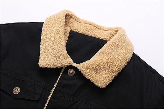 Herren Winter Gefütterte Freizeitjacke