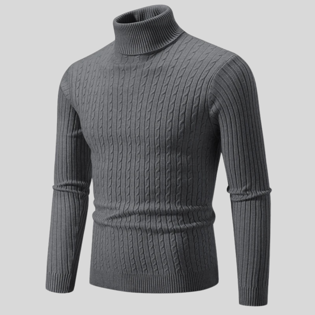 Herren Winter Street Style Rollkragen Pullover