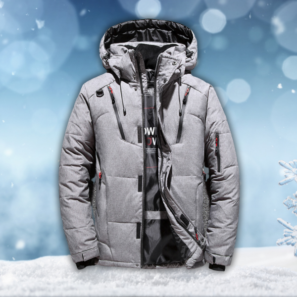 Herren Winter Gesteppte Pufferjacke