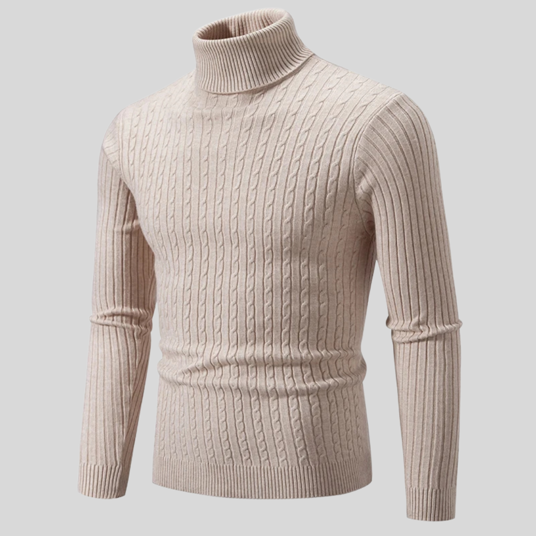 Herren Winter Street Style Rollkragen Pullover