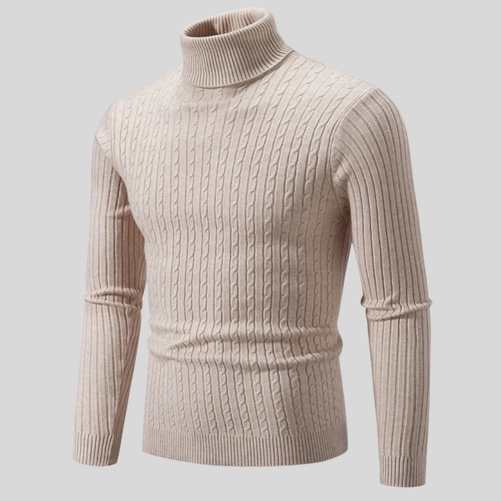 Herren Winter Street Style Rollkragen Pullover