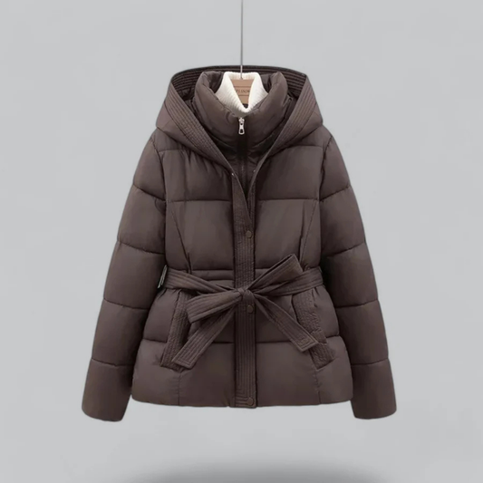 Klassische Gepolsterte Pufferjacke Für Outdoor Tragen Für Damen