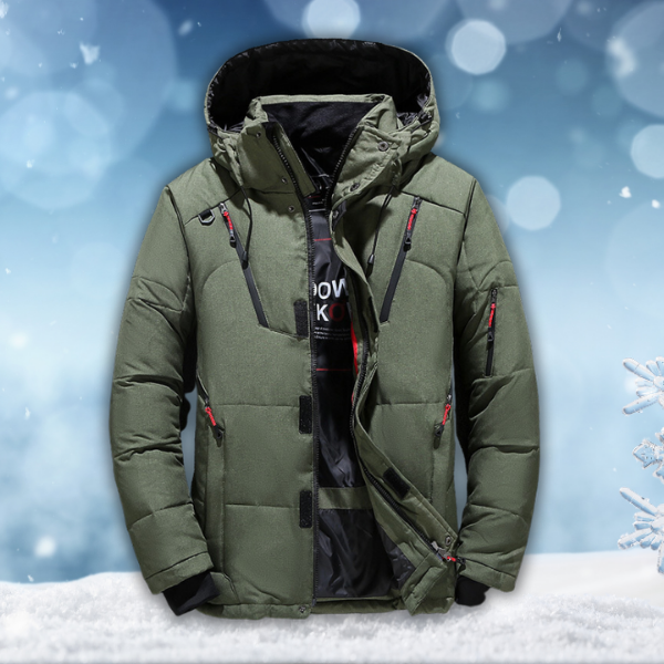 Herren Winter Gesteppte Pufferjacke