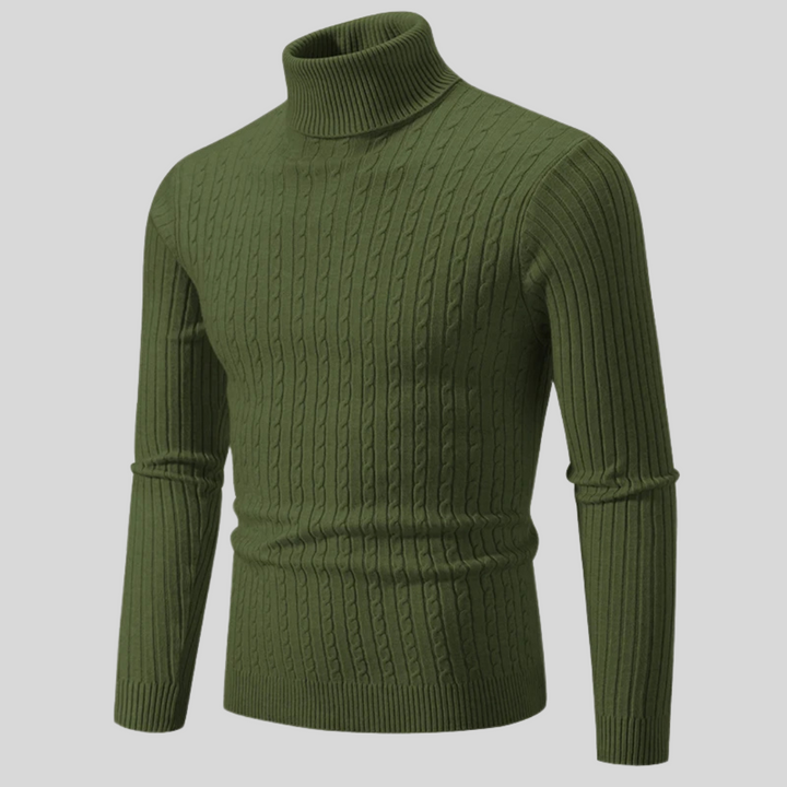 Herren Winter Street Style Rollkragen Pullover