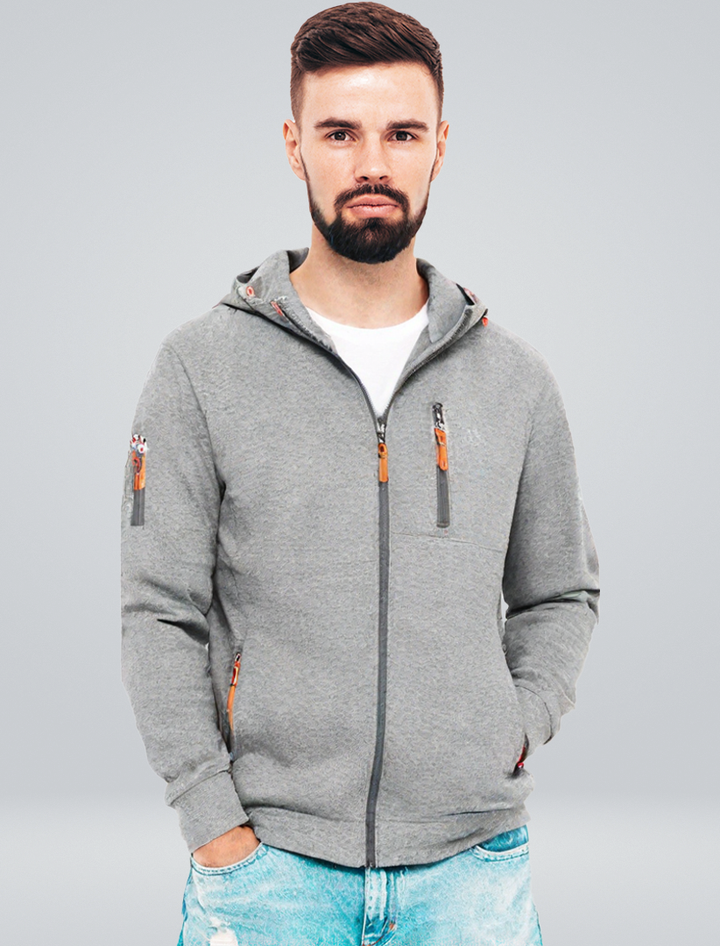 Herren Winter Kalte Jahreszeit Zip Hoodie