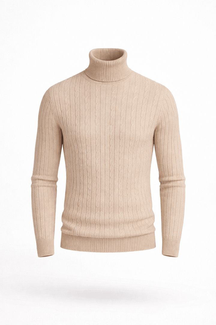 Warmer Winter Rollkragen Enger Pullover Herren