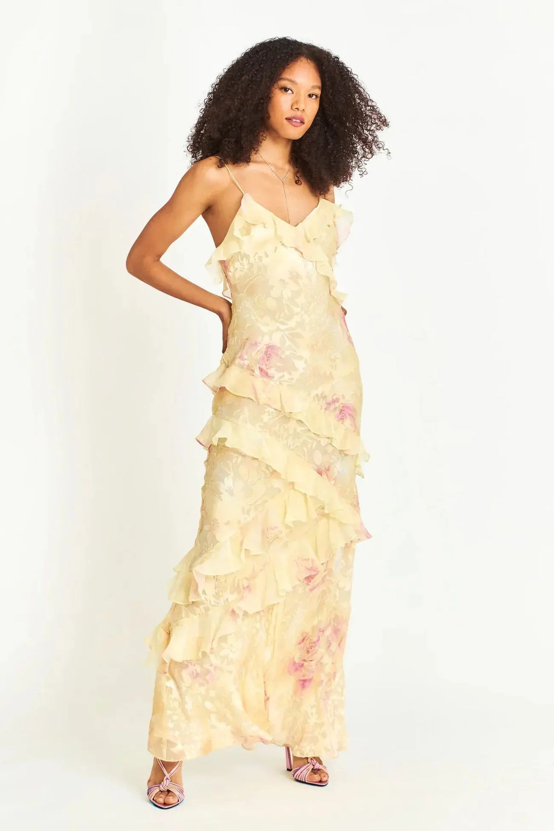 Ärmelloses langes Kleid mit elegantem Design Für Frauen