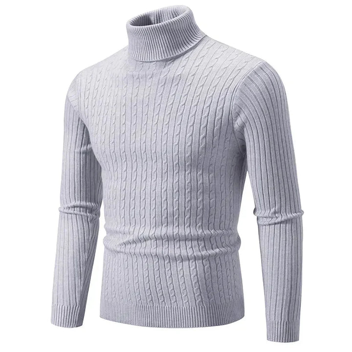 Warmer Winter Rollkragen Enger Pullover Herren