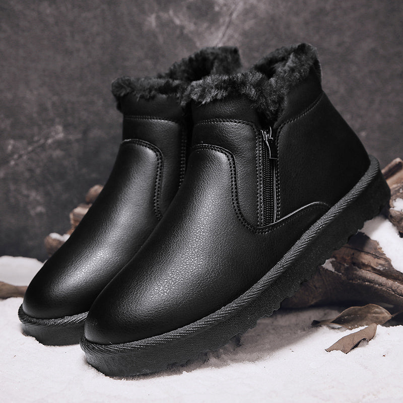 Herren Winter Stiefeletten Mit Reißverschluss