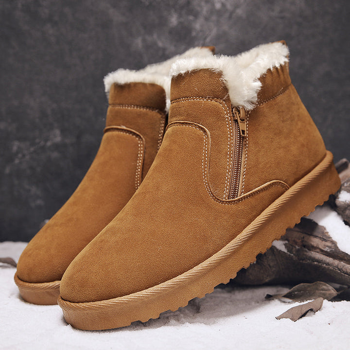Herren Winter Stiefeletten Mit Reißverschluss
