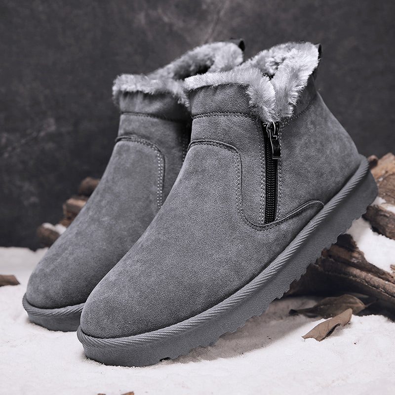 Herren Winter Stiefeletten Mit Reißverschluss