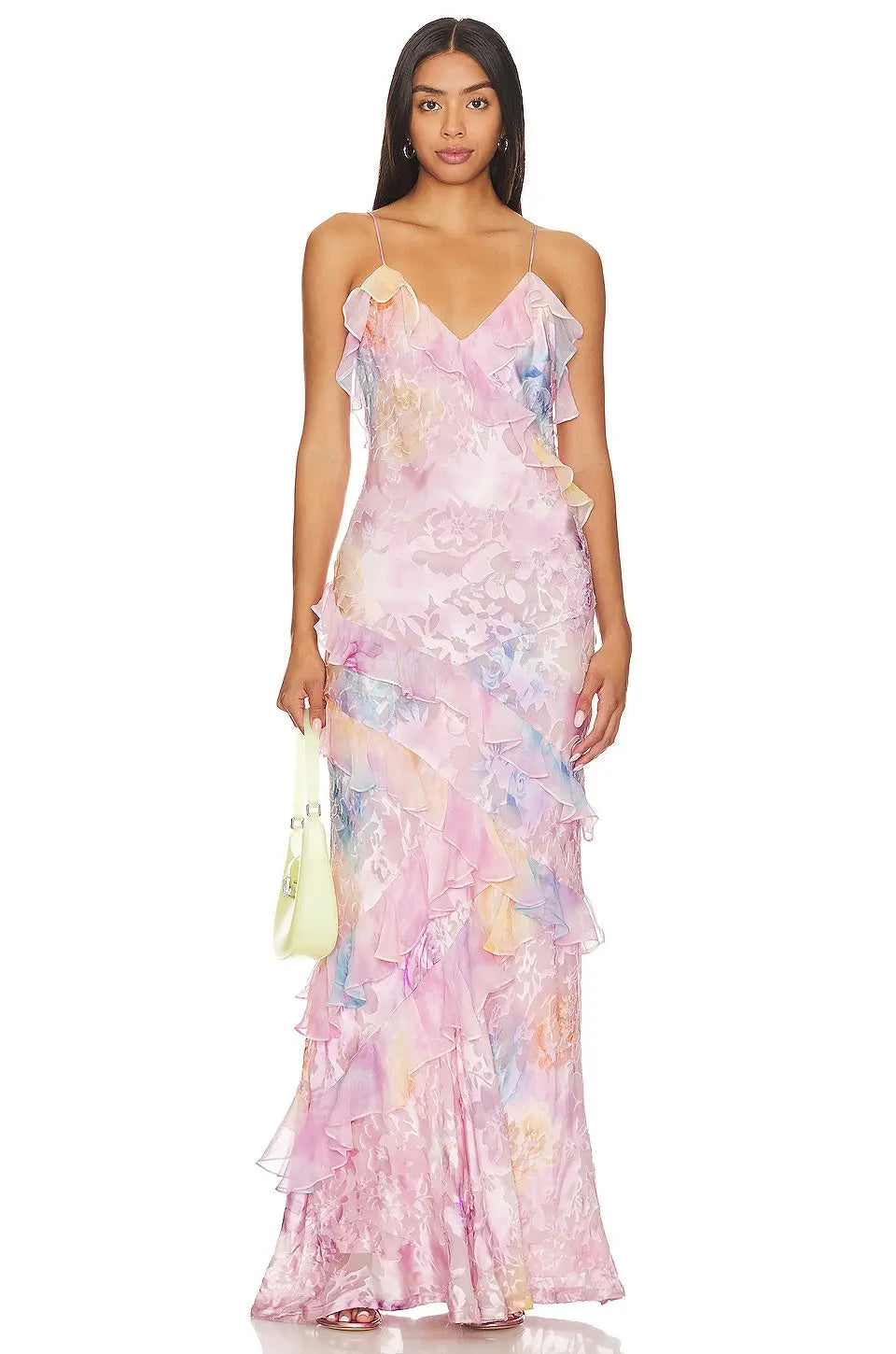 Ärmelloses langes Kleid mit elegantem Design Für Frauen