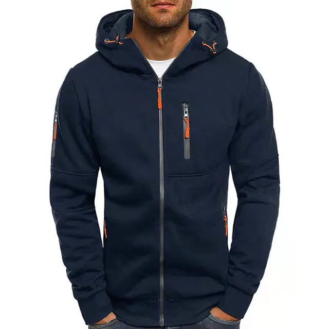 Herren Winter Kalte Jahreszeit Zip Hoodie