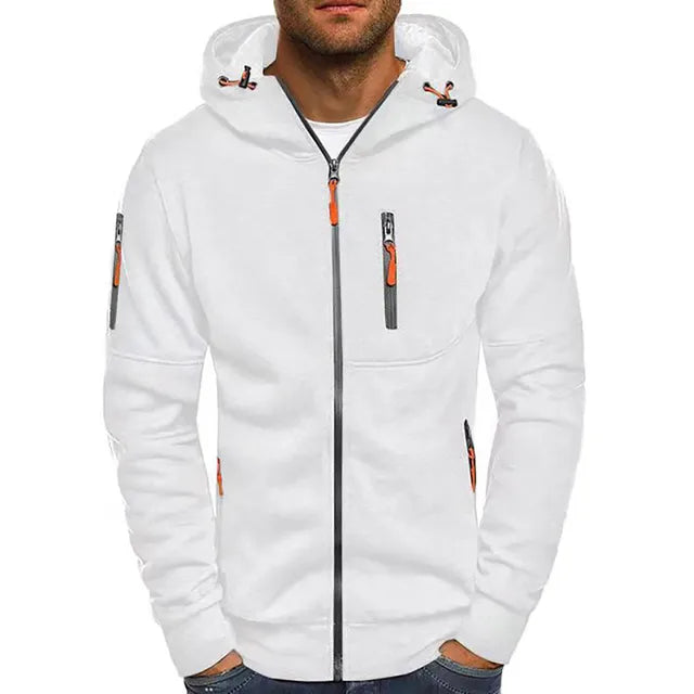 Herren Winter Kalte Jahreszeit Zip Hoodie